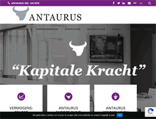 Tablet Screenshot of antaurus.nl